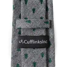 Load image into Gallery viewer, Holiday Tree Herringbone Neck Tie [Online Only]

