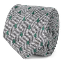 Load image into Gallery viewer, Holiday Tree Herringbone Neck Tie [Online Only]
