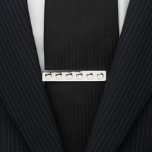 Load image into Gallery viewer, Silver Building Block Tie Bar [Online Only]
