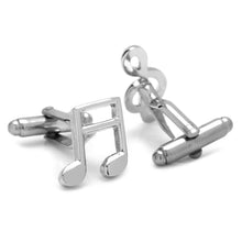 Load image into Gallery viewer, Music Notes Cufflinks [Online Only]
