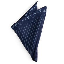 Load image into Gallery viewer, Nautical Blue Pocket Square [Online Only]
