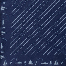 Load image into Gallery viewer, Nautical Blue Pocket Square [Online Only]
