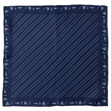 Load image into Gallery viewer, Nautical Blue Pocket Square [Online Only]

