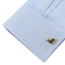 Load image into Gallery viewer, Stag Deer Gold Cufflinks [Online Only]
