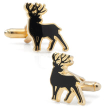 Load image into Gallery viewer, Stag Deer Gold Cufflinks [Online Only]
