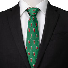 Load image into Gallery viewer, Santa Golf Par-Tee Men's Green Neck Tie [Online Only]
