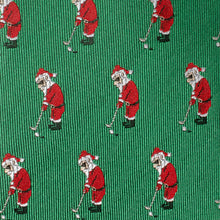 Load image into Gallery viewer, Santa Golf Par-Tee Men's Green Neck Tie [Online Only]
