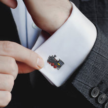 Load image into Gallery viewer, Steam Engine 3D Cufflinks [Online Only]
