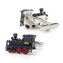 Load image into Gallery viewer, Steam Engine 3D Cufflinks [Online Only]
