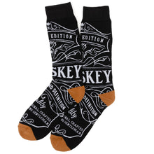 Load image into Gallery viewer, Whiskey Original Black Men's Socks [Online Only]

