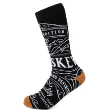 Load image into Gallery viewer, Whiskey Original Black Men's Socks [Online Only]
