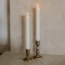 Load image into Gallery viewer, Gold Cast Iron Taper Candle Holders - Set of 2 [Online Only]
