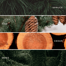 Load image into Gallery viewer, Christmas Tree Soy Candle - Amber Jar - 9 oz [Online Only]
