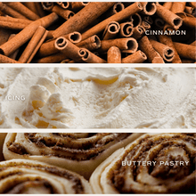 Load image into Gallery viewer, Cinnamon Rolls Soy Candle - Boxed Amber Tinted Glass Jar - 12 oz [Online Only]
