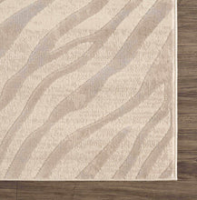 Load image into Gallery viewer, Beige Manteca Zebra Print Area Rug [Online Only]
