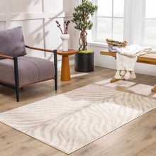 Load image into Gallery viewer, Beige Manteca Zebra Print Area Rug [Online Only]
