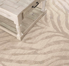 Load image into Gallery viewer, Beige Manteca Zebra Print Area Rug [Online Only]
