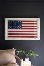 Load image into Gallery viewer, Framed America Flag Under Glass
