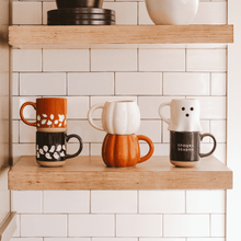 Load image into Gallery viewer, Orange Pumpkin 19 oz Figural Coffee Mug [Online Only]
