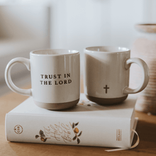 Load image into Gallery viewer, Cross 14 oz Stoneware Coffee Mug [Online Only]
