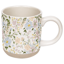 Load image into Gallery viewer, Floral 14 oz Stoneware Coffee Mug [Online Only]
