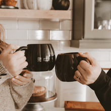 Load image into Gallery viewer, Black Pumpkin 19 oz Figural Coffee Mug [Online Only]
