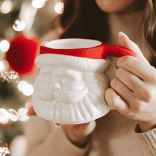 Load image into Gallery viewer, Red Hat Santa 19 oz Figural Coffee Mug [Online Only]
