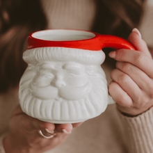 Load image into Gallery viewer, Red Hat Santa 19 oz Figural Coffee Mug [Online Only]
