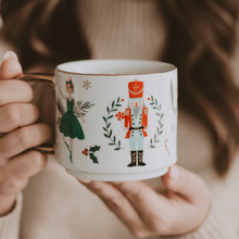 Load image into Gallery viewer, Nutcracker 14 oz Gold Handle Coffee Mug [Online Only]
