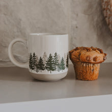 Load image into Gallery viewer, Forest 14 oz Cream Stoneware Coffee Mug [Online Only]
