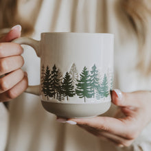 Load image into Gallery viewer, Forest 14 oz Cream Stoneware Coffee Mug [Online Only]
