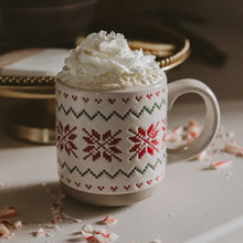 Load image into Gallery viewer, Fair Isle Sweater 14 oz Stoneware Coffee Mug [Online Only]
