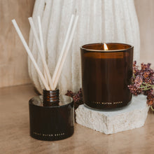 Load image into Gallery viewer, Warm and Cozy Amber Tinted Glass Jar Reed Diffuser [Online Only]
