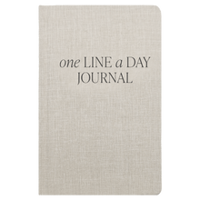 Load image into Gallery viewer, Tan One Line A Day Memory Journal [Online Only]
