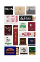 Load image into Gallery viewer, Chicago Matchbook Collage Poster w/Frame Options [Online Only]
