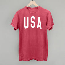 Load image into Gallery viewer, USA Collegiate (Solid White) Shirt [Online Only]
