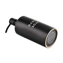 Load image into Gallery viewer, Black Stoneware Hand Soap Dispenser [Online Only]
