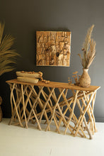 Load image into Gallery viewer, Repurposed Teak Wood Branches Console Table
