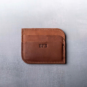 The Clark Fine Leather Front Pocket Wallet | Holtz Leather Co.