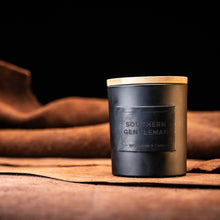 Load image into Gallery viewer, Southern Gentleman Leather Patch Candle | Holtz Leather Co.
