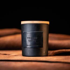 Frozen Oasis Leather Patch Candle | Holtz Leather Co.