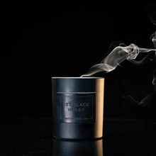 Load image into Gallery viewer, Jet Black Heart Leather Patch Candle | Holtz Leather Co.
