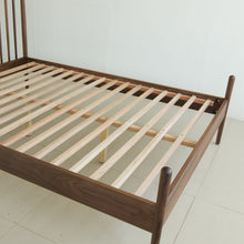 Load image into Gallery viewer, Mid Century Bed - American Solid Black Walnut [Online Only]
