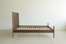 Load image into Gallery viewer, Mid Century Bed - American Solid Black Walnut [Online Only]
