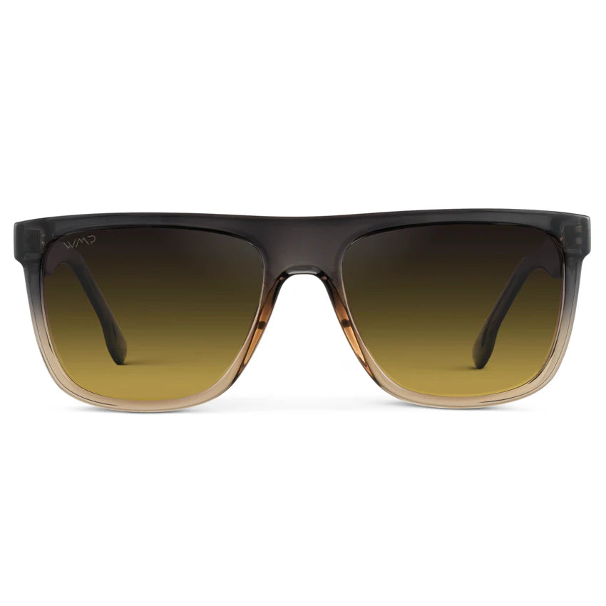Dallas Polarized Men's Sunglasses (Carbon Champagne / Brown Ochre Lens) | WMP Eyewear