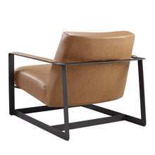 Load image into Gallery viewer, Seg Vegan Leather Accent Chair [Online Only]
