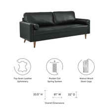 Load image into Gallery viewer, Valour 81" Leather Sofa [Online Only]
