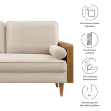 Load image into Gallery viewer, Kellan Performance Velvet Loveseat [Online Only]
