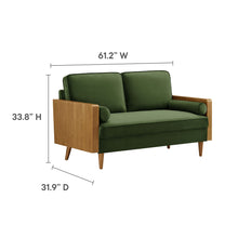 Load image into Gallery viewer, Kellan Performance Velvet Loveseat [Online Only]
