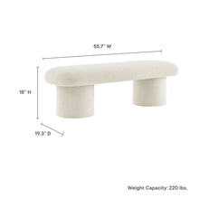 Load image into Gallery viewer, Orla Chenille Upholstered Bench (2 Colors) [Online Only]
